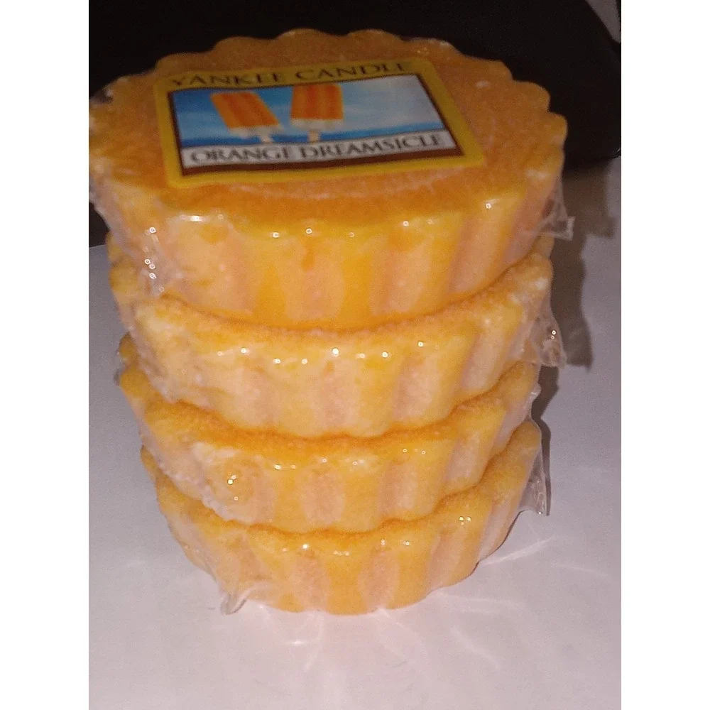 Yankee Candle Orange Dreamsicle Wax Tarts Lot of 4 - Retired - Discontinued NEW